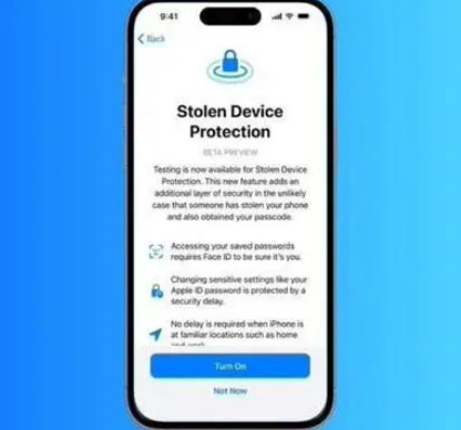 福泉苹果授权维修店分享被盗设备保护功能开启方法