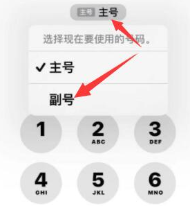 福泉苹果14维修店分享iPhone 14 Pro Max使用副卡打电话的方法 