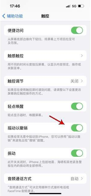 福泉苹果手机维修分享iPhone手机如何设置摇一摇删除文字 